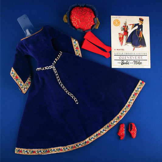 Mattel Barbie #873 Little Theater Guinevere Complete Set