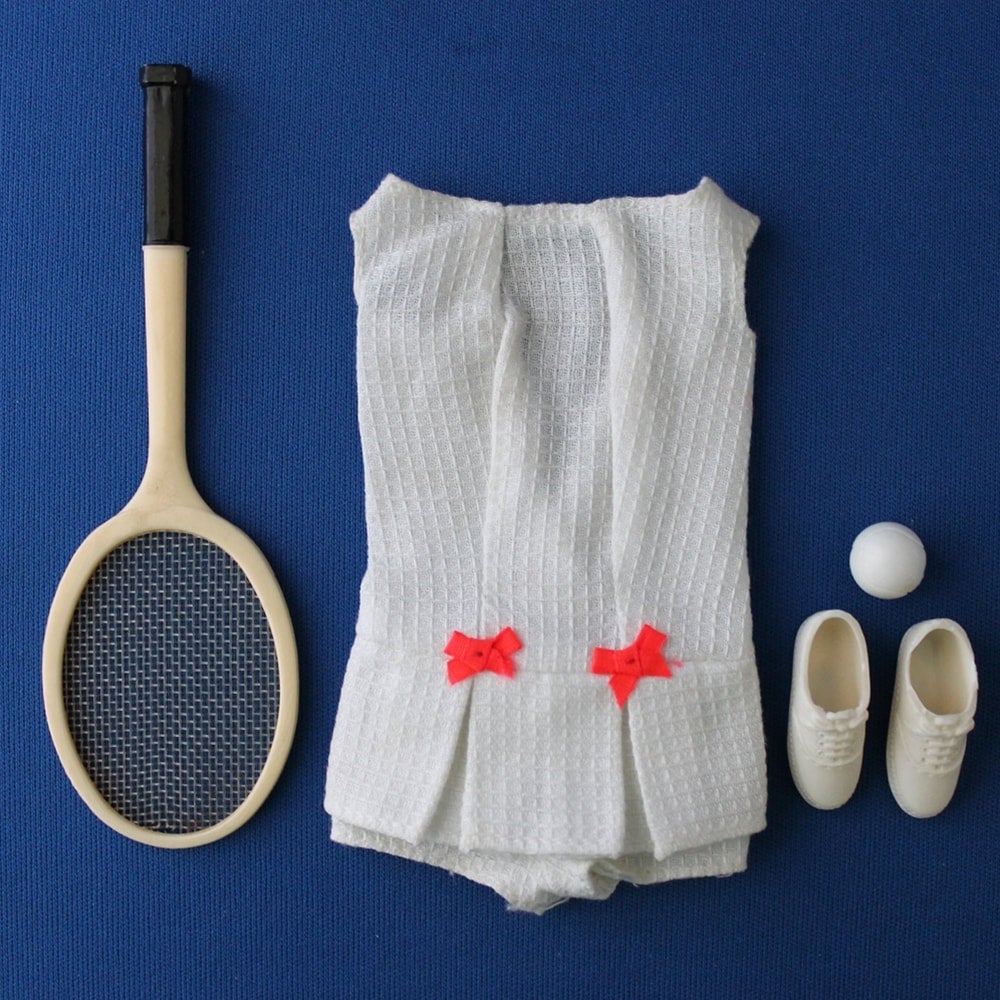 Mattel Barbie MOD Era Tennis Team Complete Set