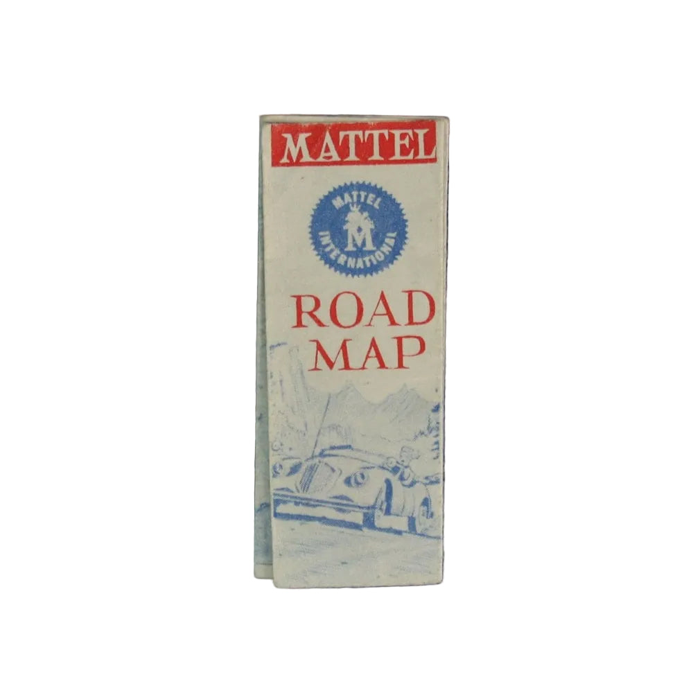 Mattel Barbie Ken Paper Map for 1961 Open Road and 1962 Rally Day