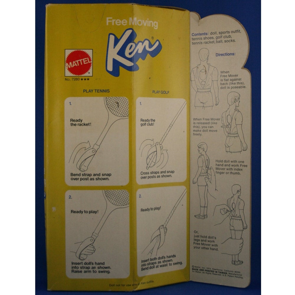 Mattel Ken MOD Era Free Moving NRFB