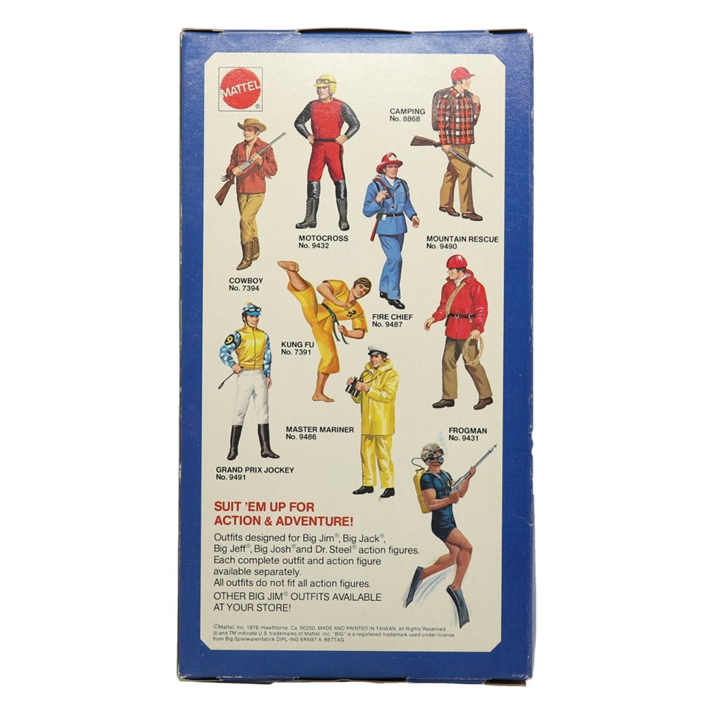 Mattel Big Jim 1976 Fashion "Bicycler" NRFB