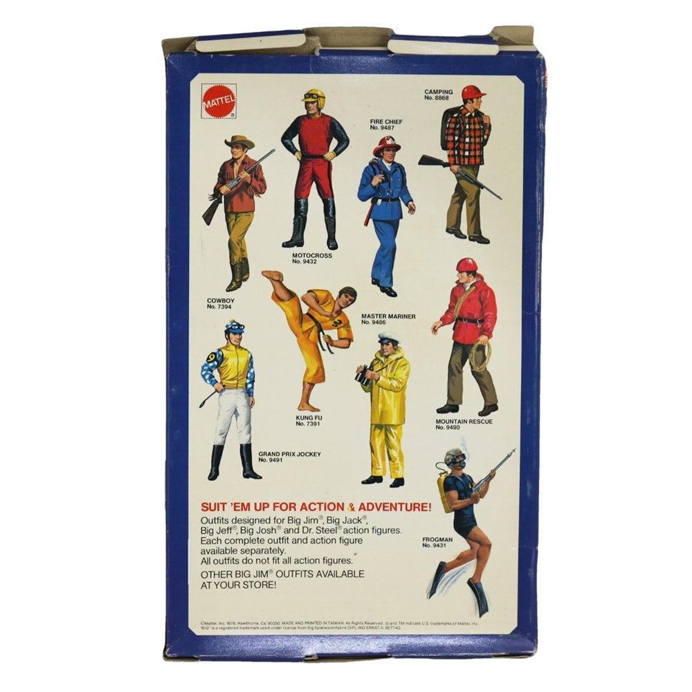 Mattel Big Jim 1976 Fashion "Grand Prix Jockey" 9491 NRFP