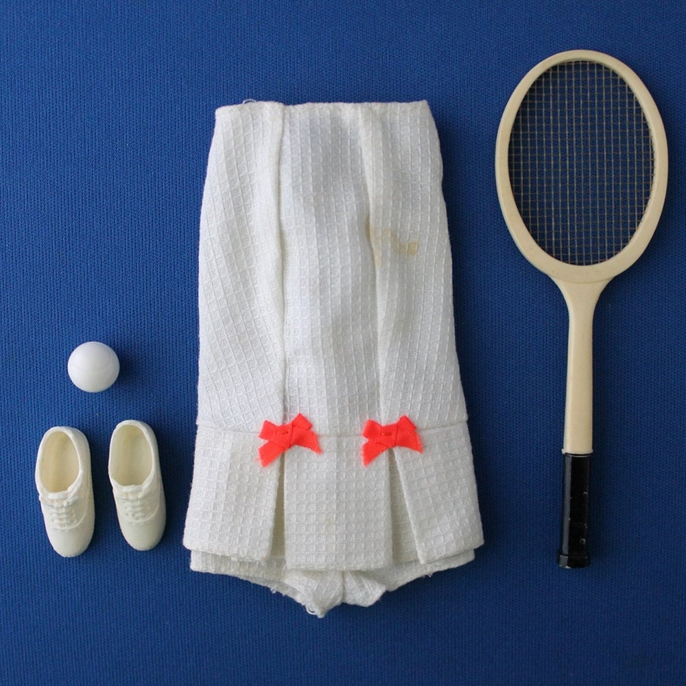 Mattel Barbie MOD Era Tennis Team Complete Set