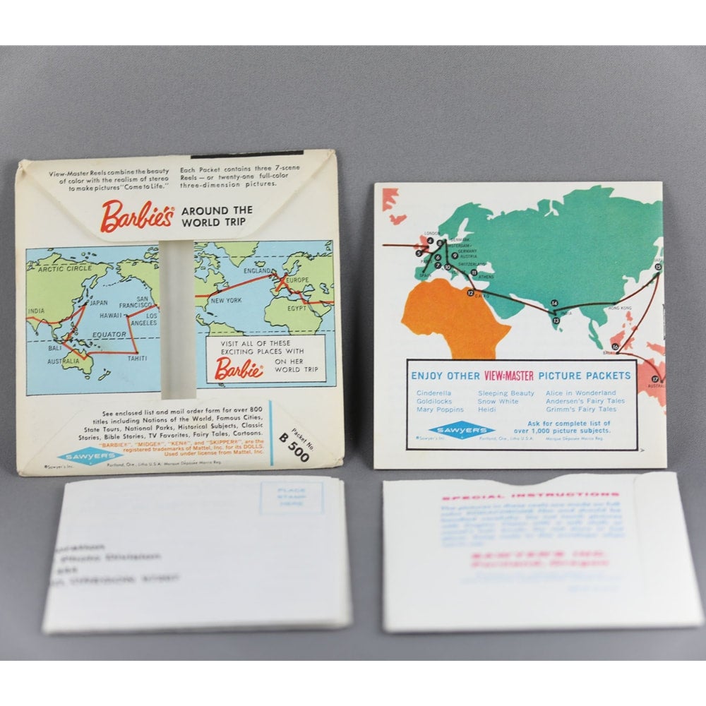 1966 View-Master "Barbie's Around the World Trip"