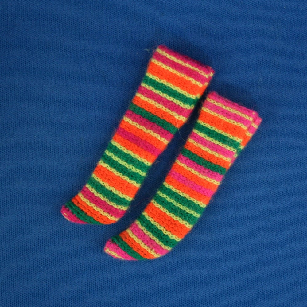 Mattel Skipper MOD Era Skimmy Stripes Socks