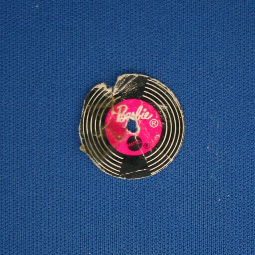 Mattel MOD Era Busy Hands Record Red "Barbie" Label Only