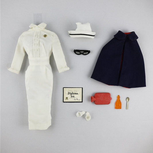 Mattel Barbie #991 Registered Nurse Complete Set