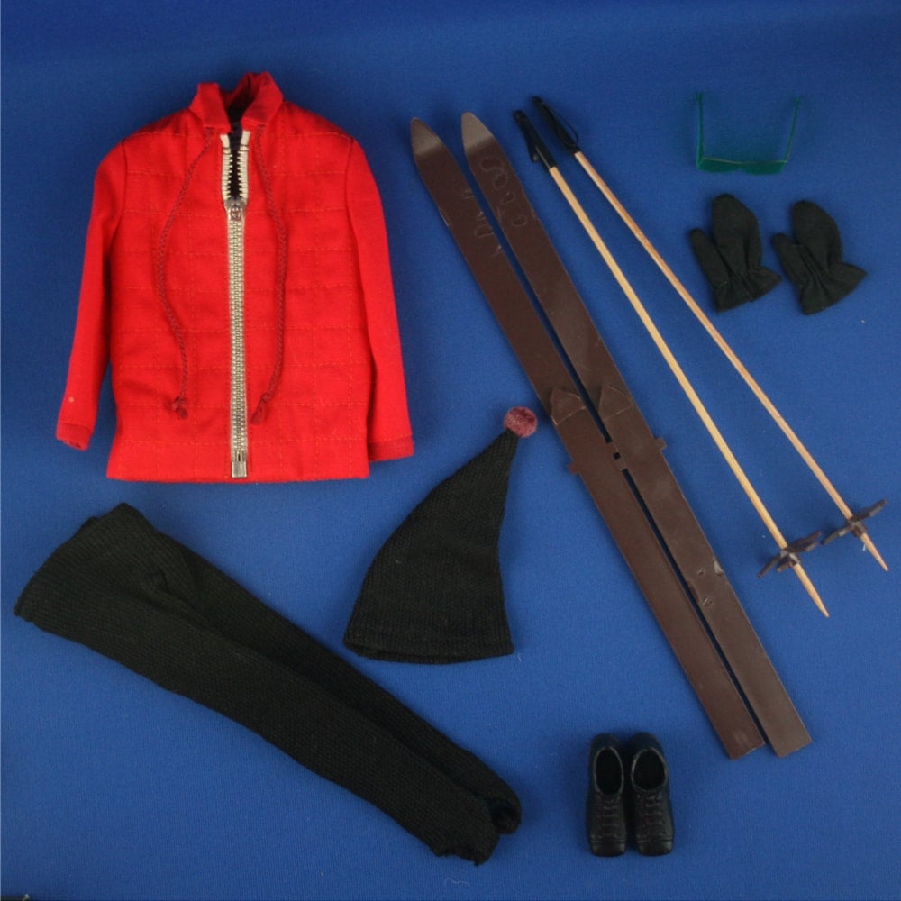 Mattel Ken Ski Champion Complete Set