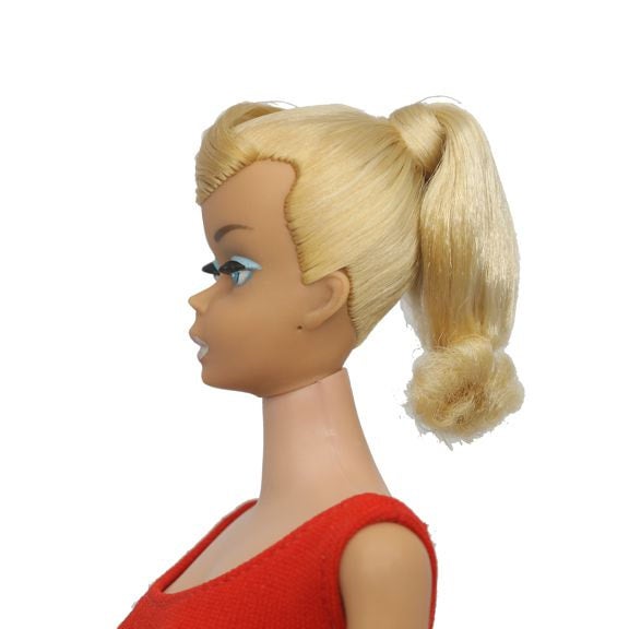 Mattel Barbie Swirl Ponytail Doll Platinum Hair
