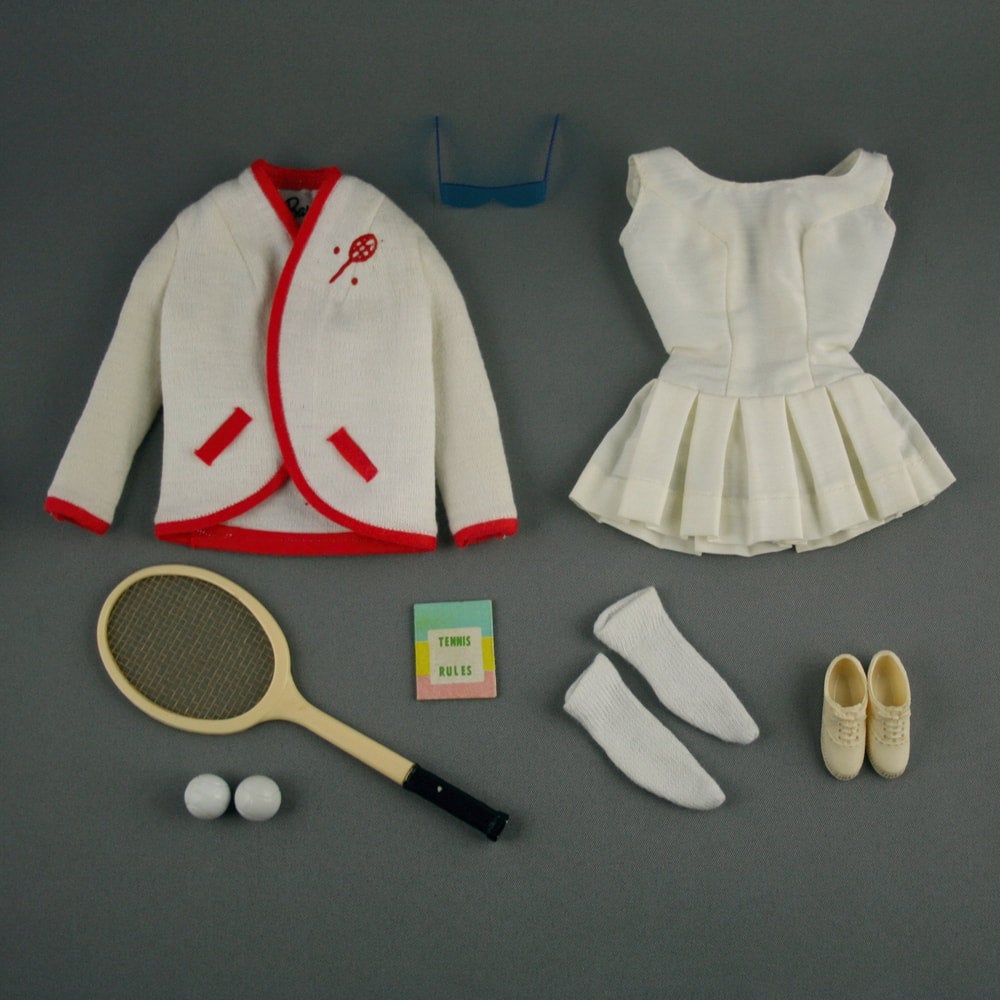 Mattel Barbie #941 Tennis Anyone? Complete Set