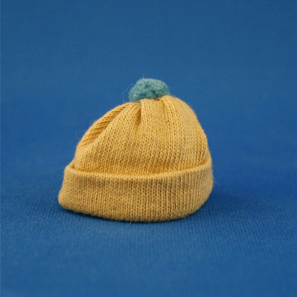 Mattel Ken Fun On Ice Gold Knit Cap with Pompom