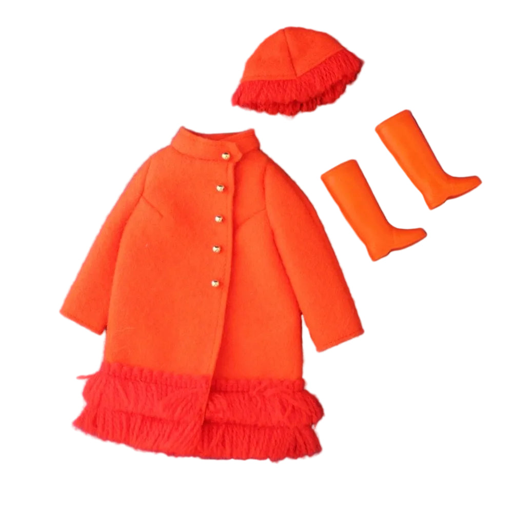 Mattel Barbie 1970 Fiery Felt Complete