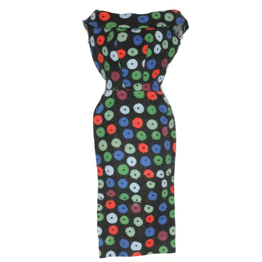 Mattel Barbie #917 Apple Print Sheath Dress