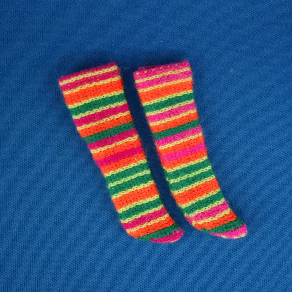 Mattel Skipper MOD Era Skimmy Stripes Socks