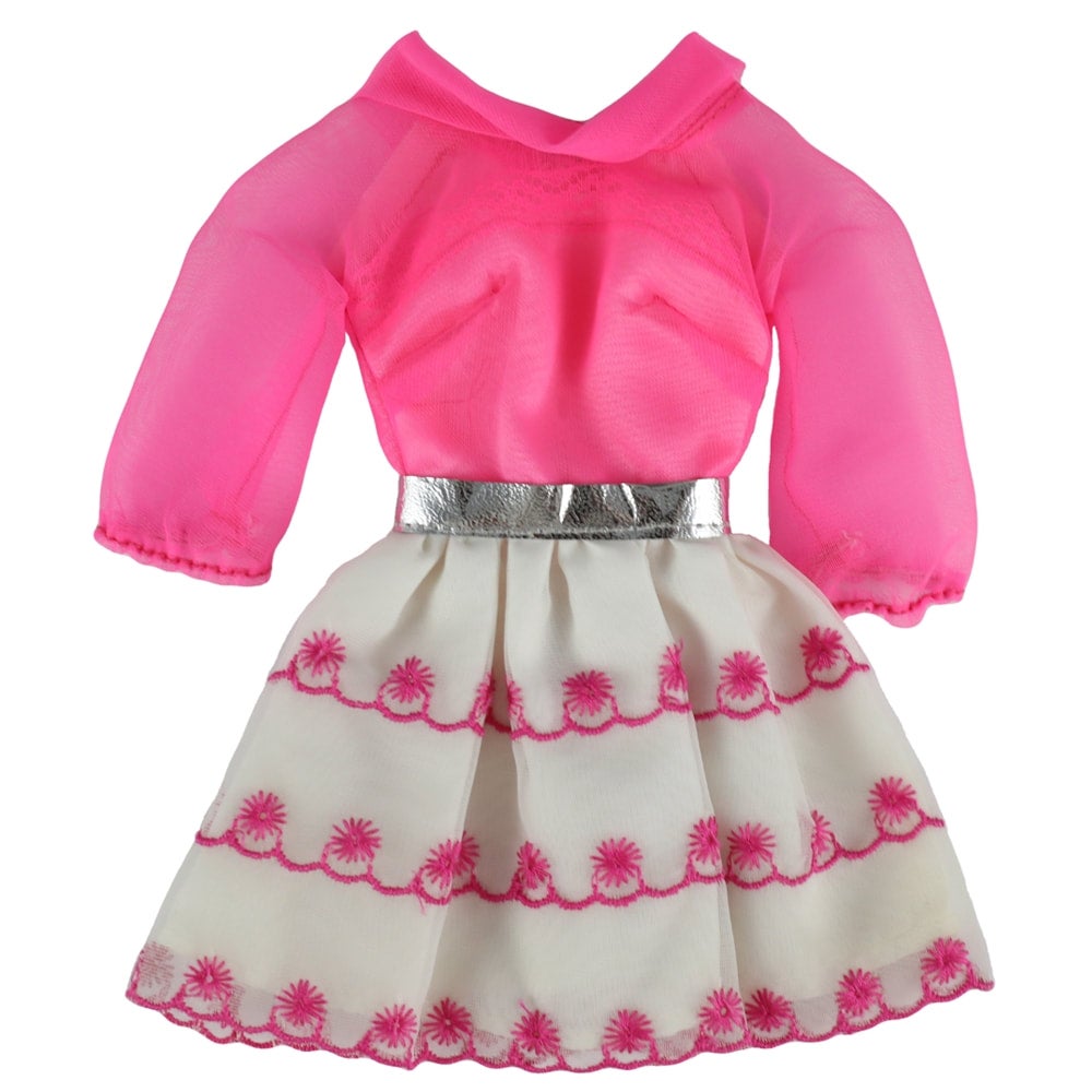 Mattel Barbie MOD Era Happy Go Pink Dress
