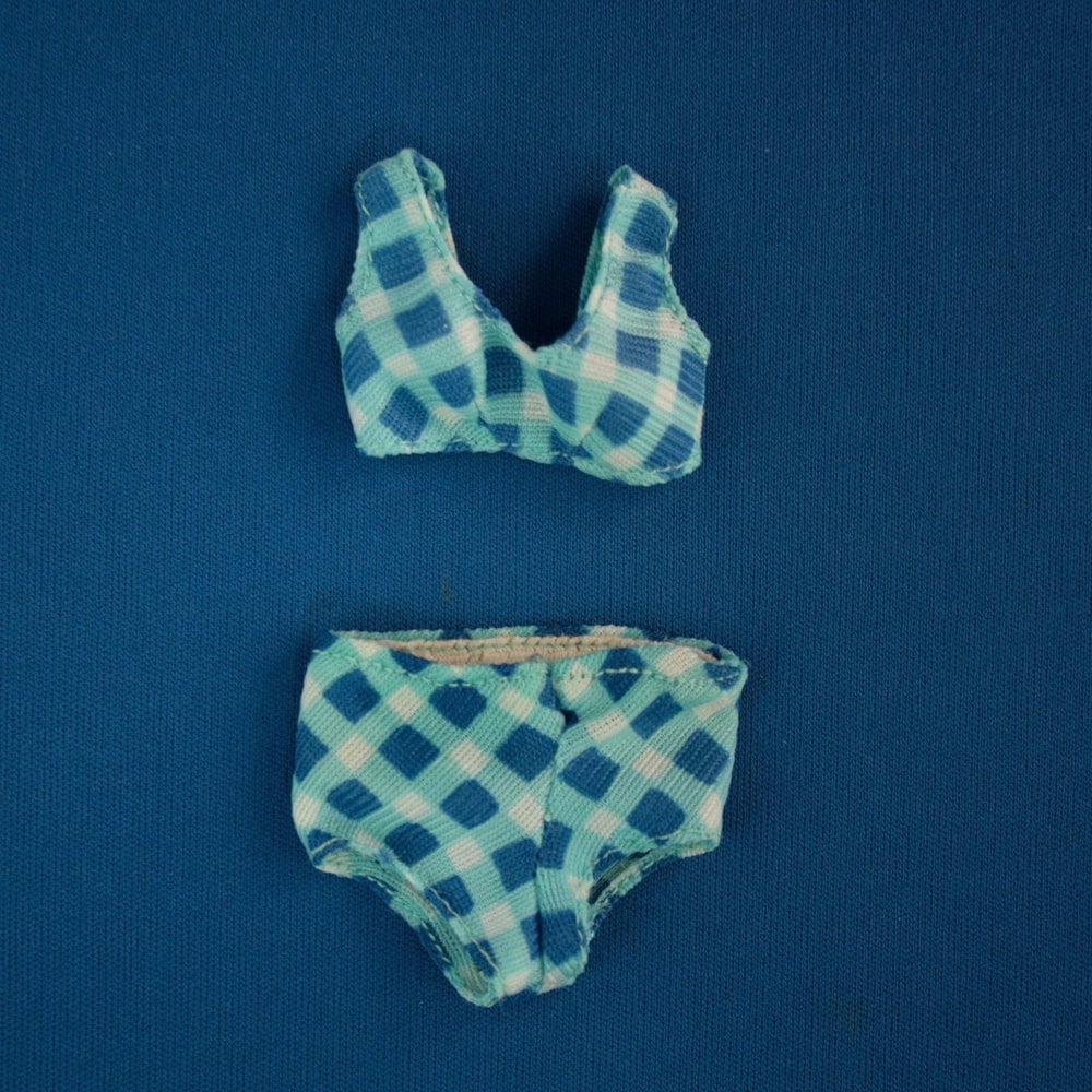 Mattel Francie MOD Era Get-Ups 'N Go Beach Swimsuit Top and Bottoms