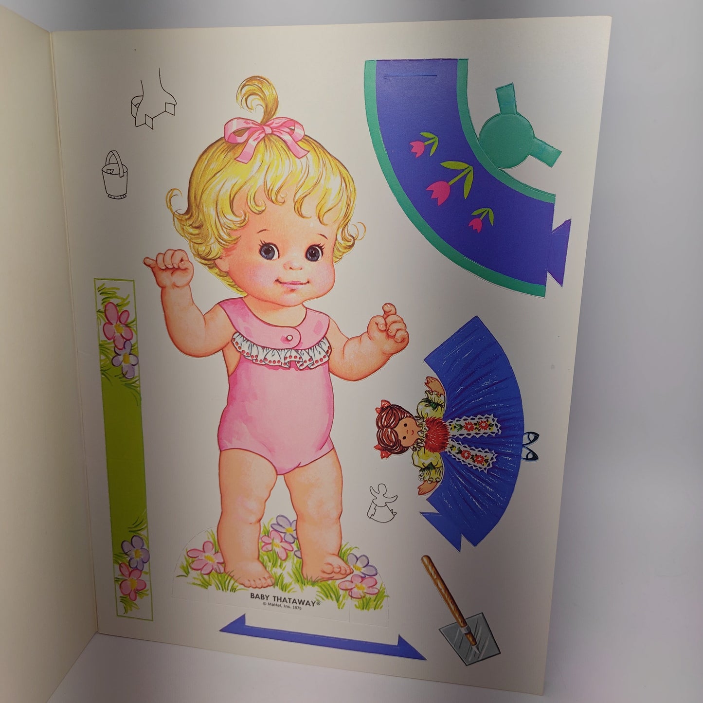 Whitman 1975 Mattel Baby Thataway Paper Doll