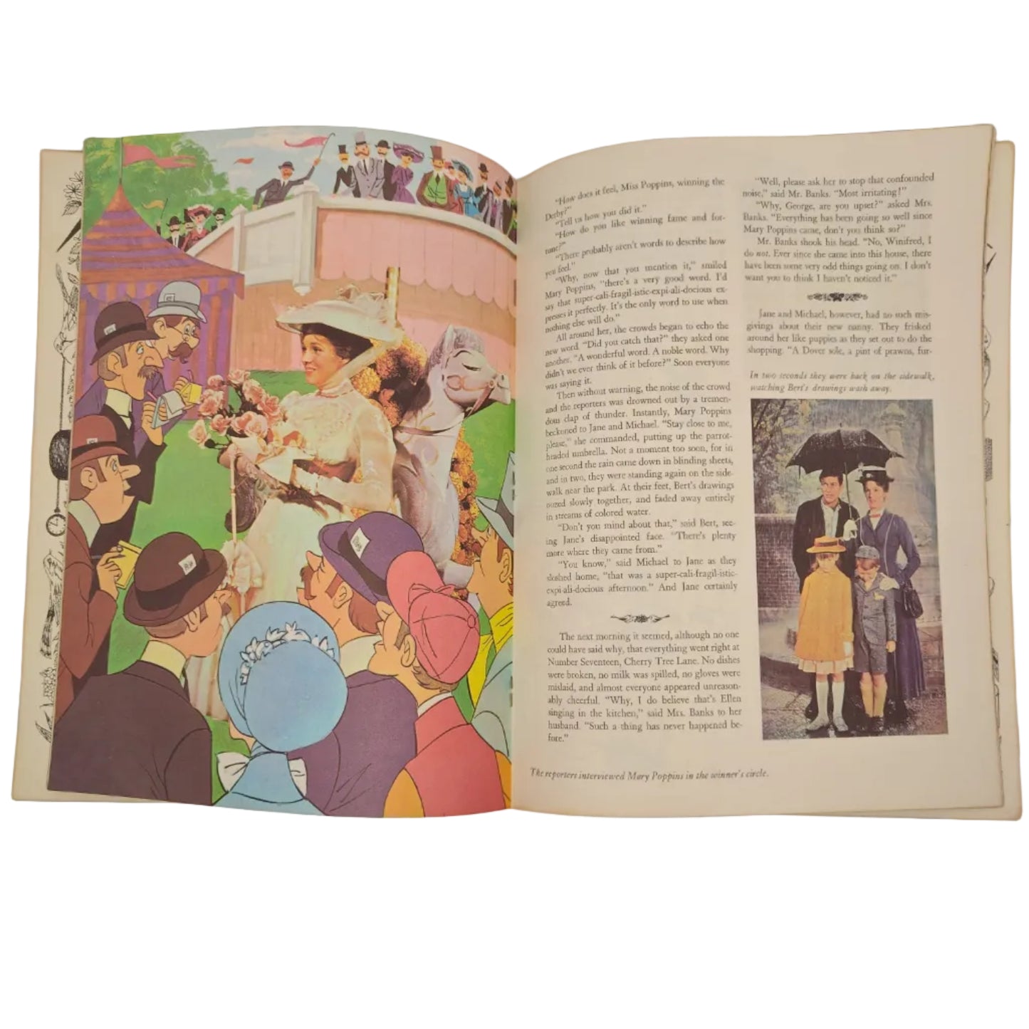 Golden Press 1964 Walt Disney's Mary Poppins book