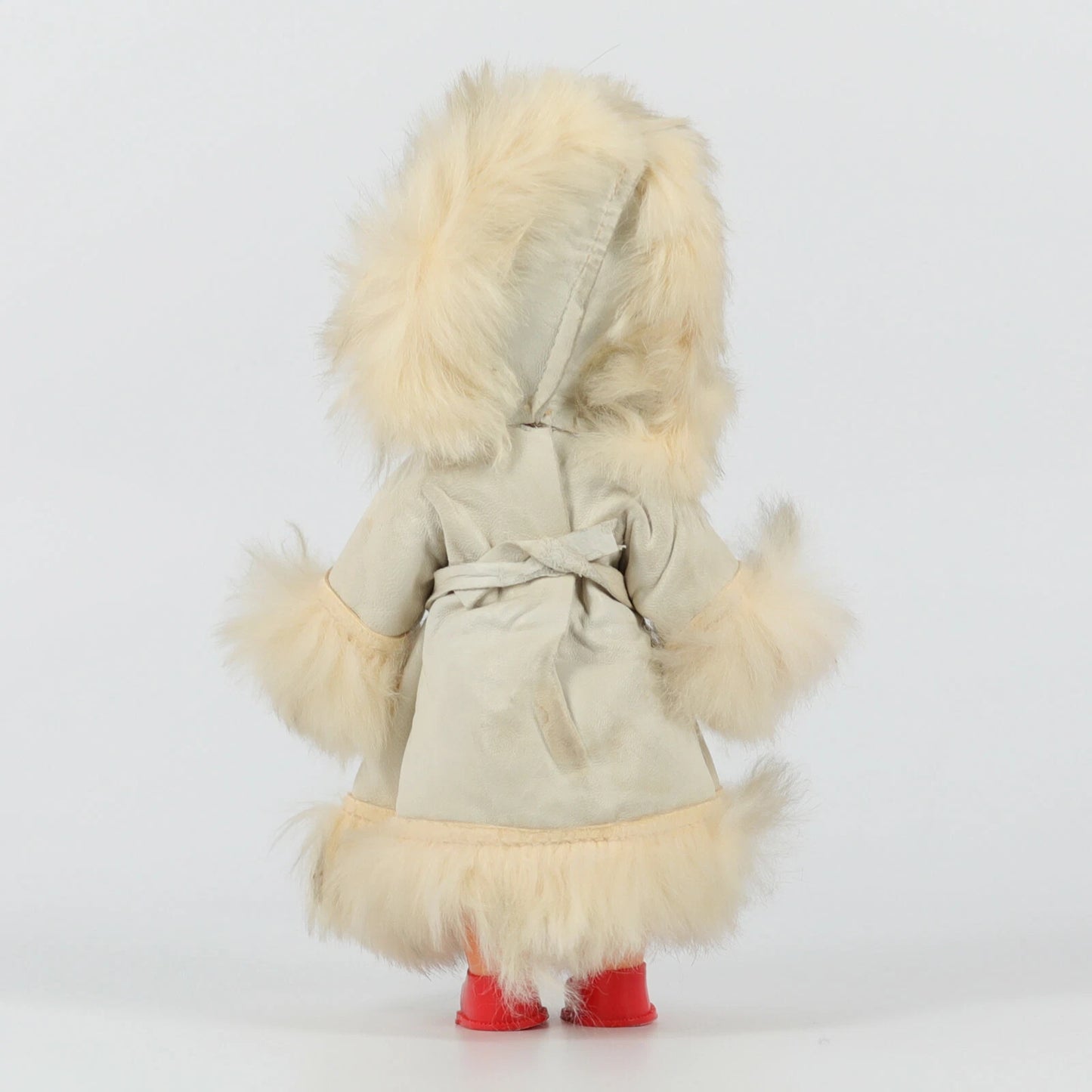 7" Inuit (eskimo) Doll with Real Leather and Fur
