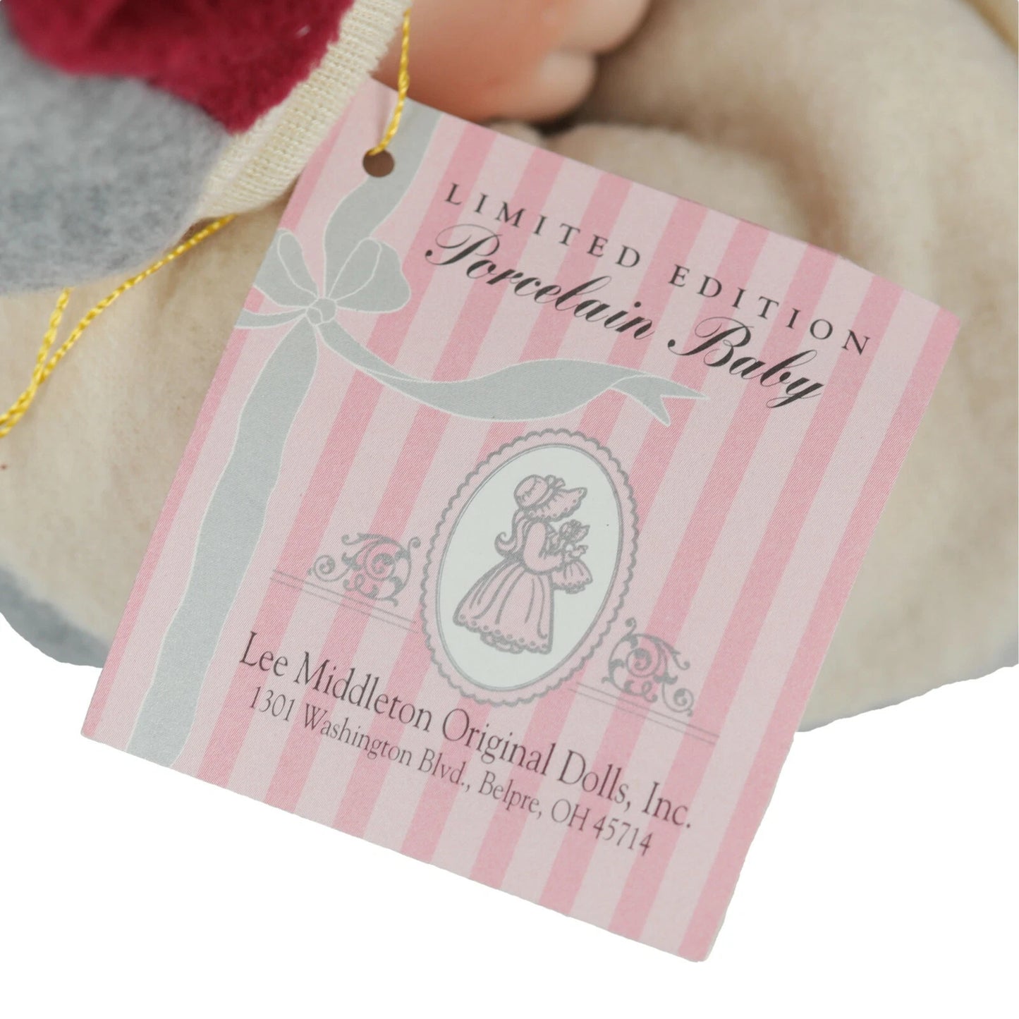 Lee Middleton Little Lamb Porcelain Baby Doll 21" LE