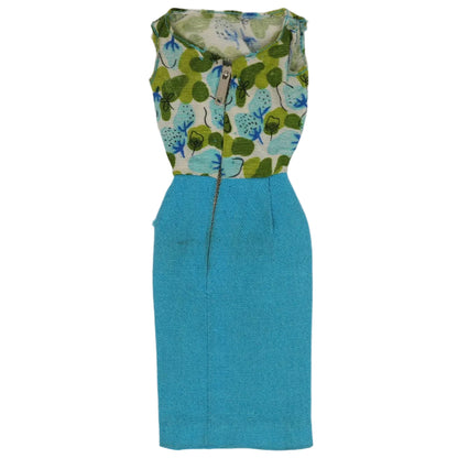 Mattel Barbie 1965 #1638 Fashion Editor 1966 #1672 Club Meeting Dress
