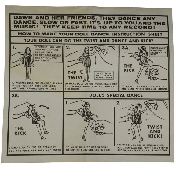 Topper Toys Dawn Instruction Sheet