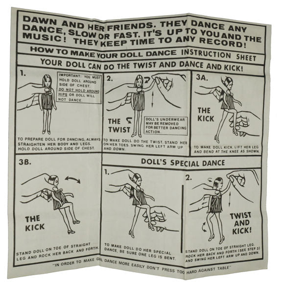 Topper Toys Dawn Instruction Sheet
