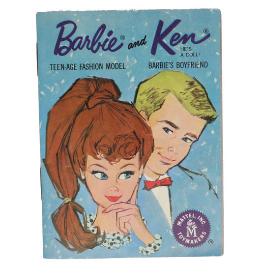 Mattel Barbie Ken 1962 Booklet