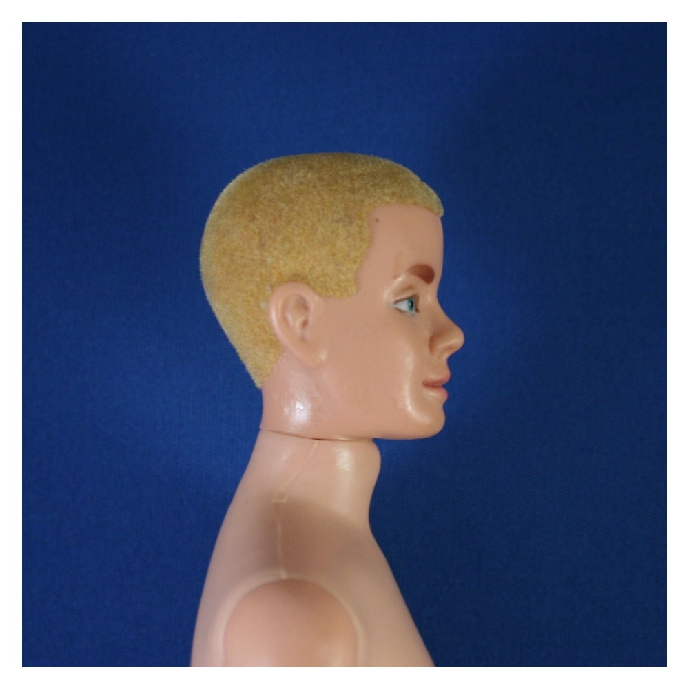 Mattel Ken Flocked Hair doll NMIB