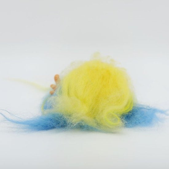 Royalty Designs of Florida (RDF) 1967 Guru Troll 3.5" Yellow and Blue
