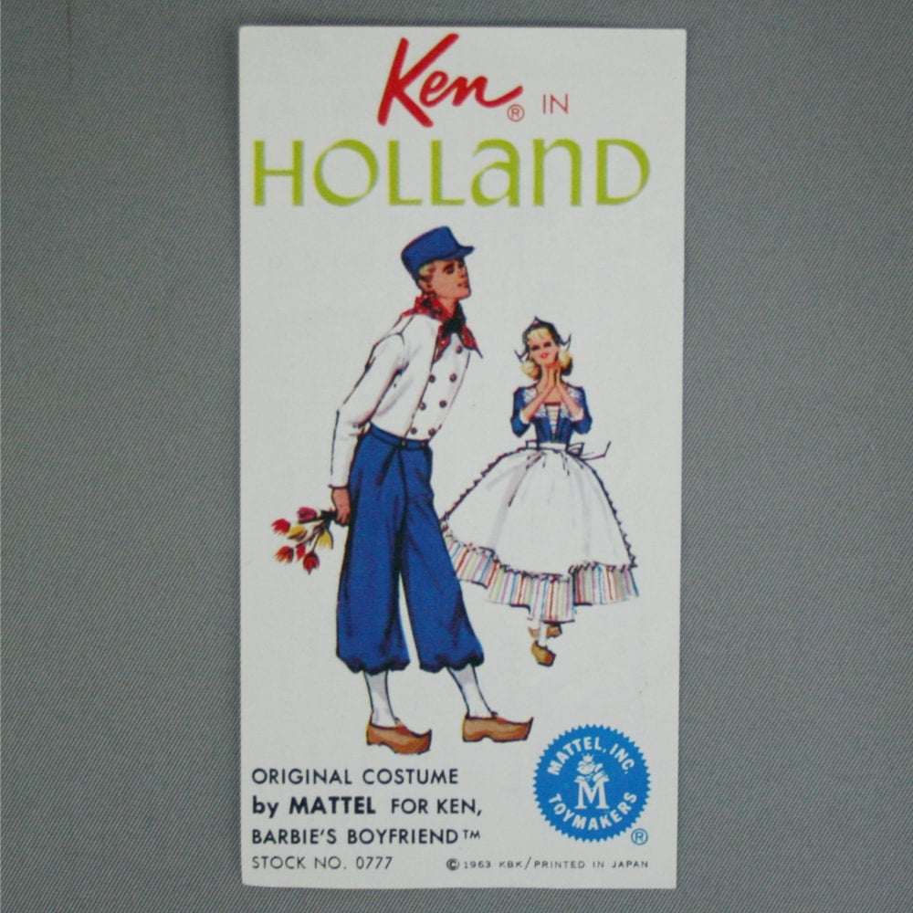 Mattel Ken In Holland Complete Set