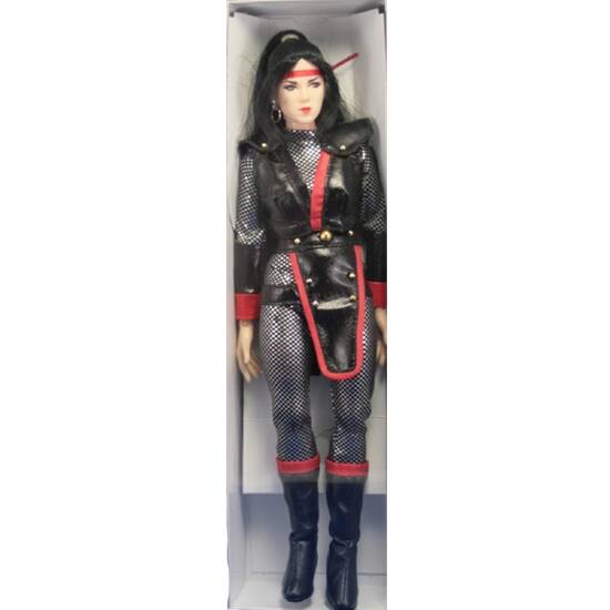 12 3/4" White Doll Box with Clear Lid