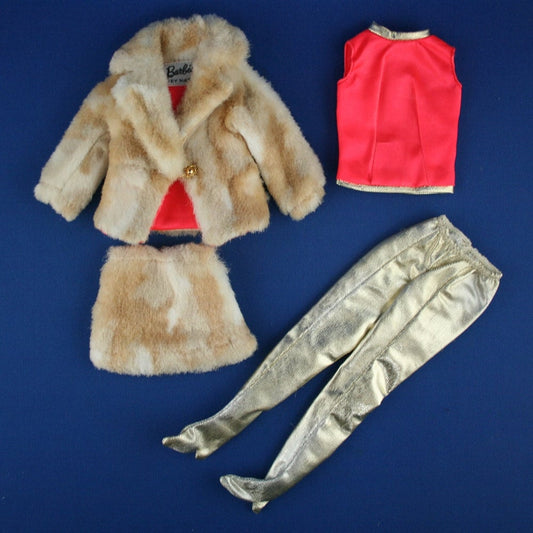 Mattel Barbie MOD Era Fab Fur Complete Set