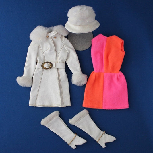Mattel Barbie MOD Era Red, White 'N Warm Complete Set