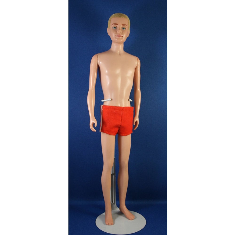 Mattel Ken Flocked Hair doll NMIB
