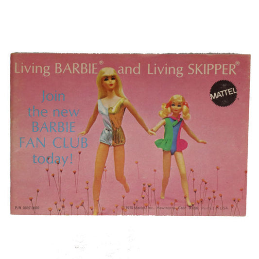 Mattel Barbie MOD Era 1970 Booklet