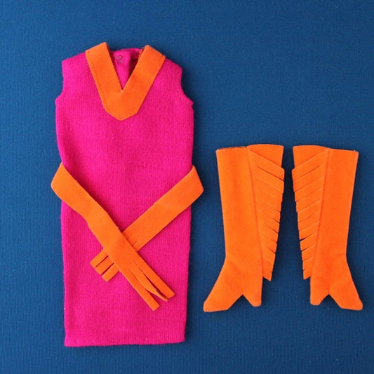 Mattel Barbie MOD Era Fringe Benefits Complete Set