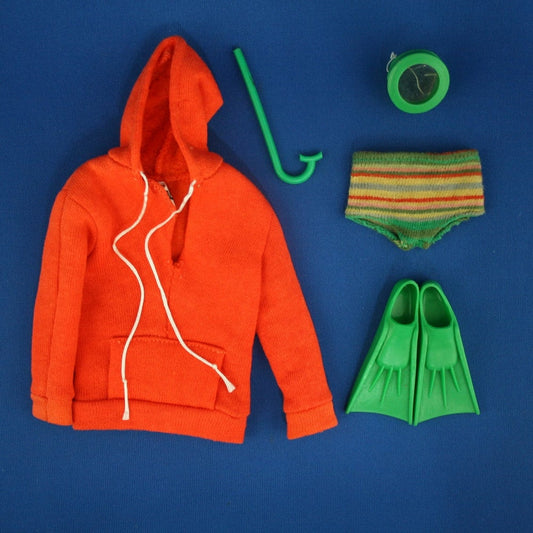 Mattel Ken Skin Diver Complete Set