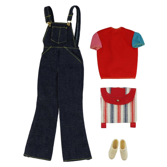 Mattel Barbie MOD Era Overall Denim Complete Set