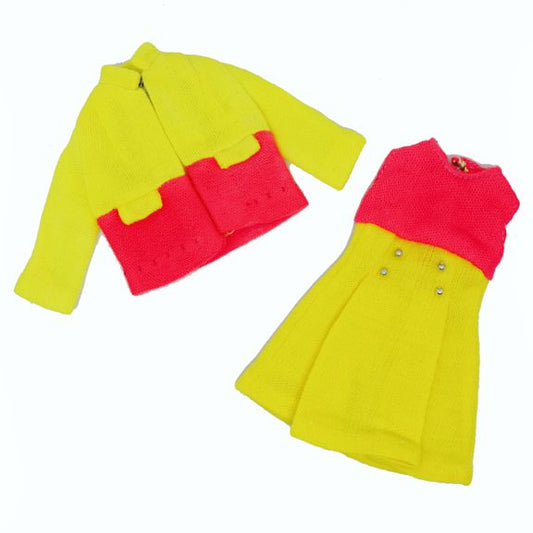 Mattel Barbie MOD Era Rare Pair Jacket and Dress
