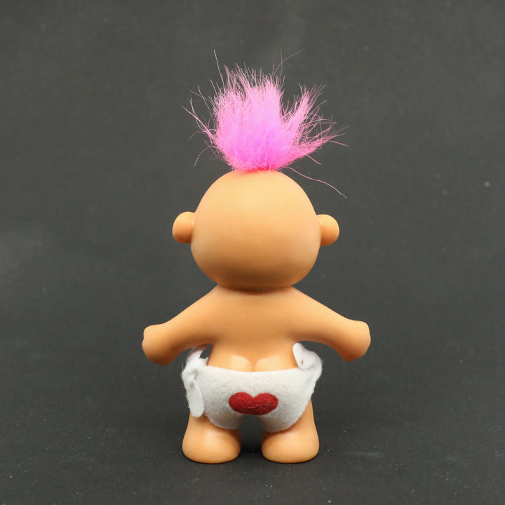 Russ 1990s Baby Love Valentines Standing 3" Troll Doll