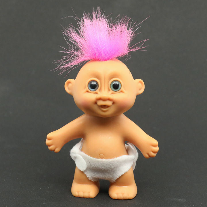 Russ 1990s Baby Love Valentines Standing 3" Troll Doll
