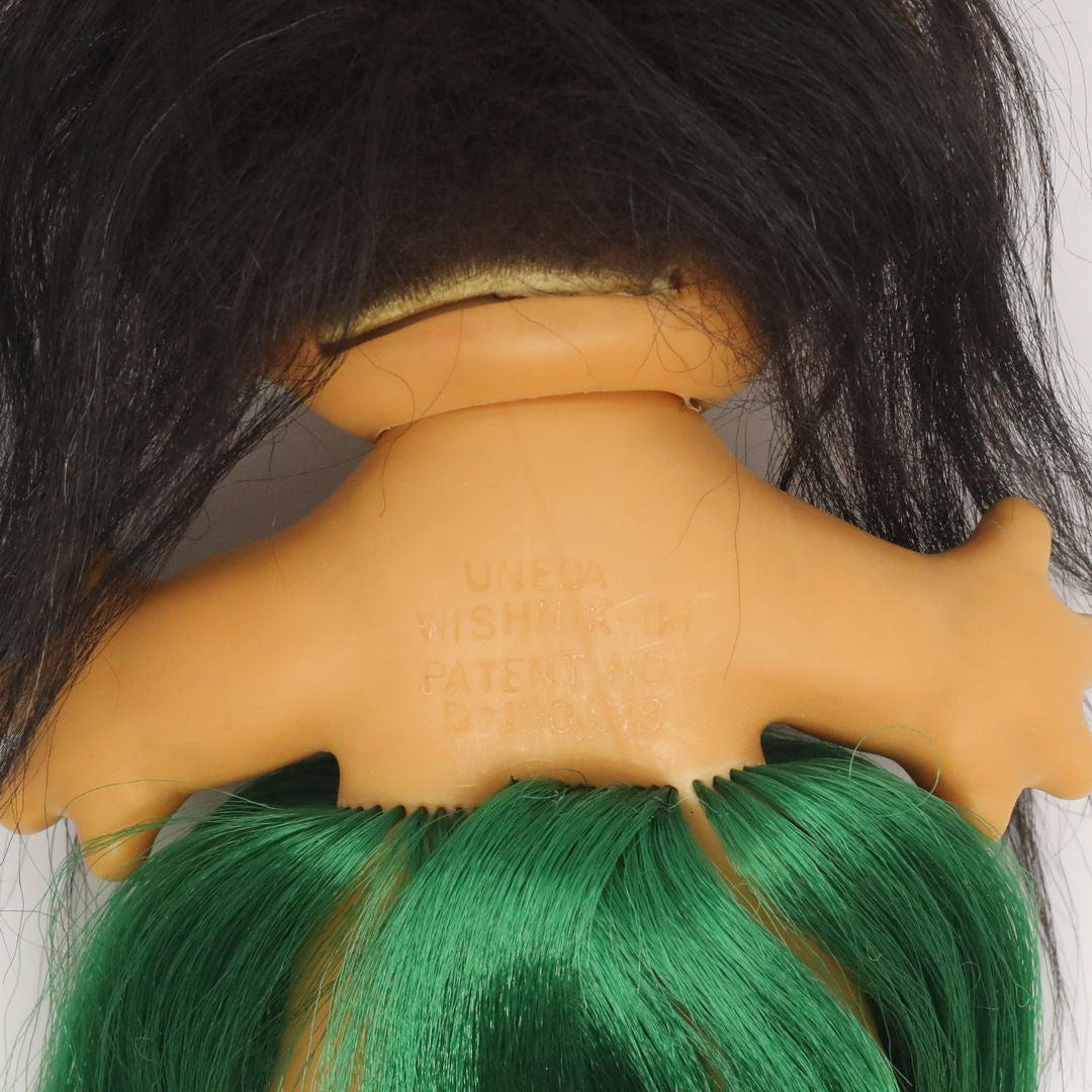 Uneeda Wishnik 1960s Rooted (Hula) Skirt 5.5" Troll Doll