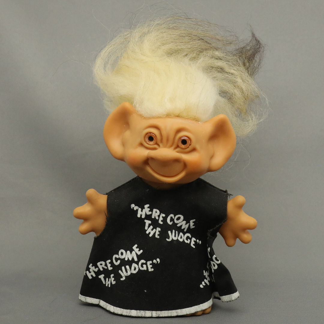 Uneeda Wishnik 1968 Laugh-In TV Show "Here Comes The Judge" 5" Troll Doll