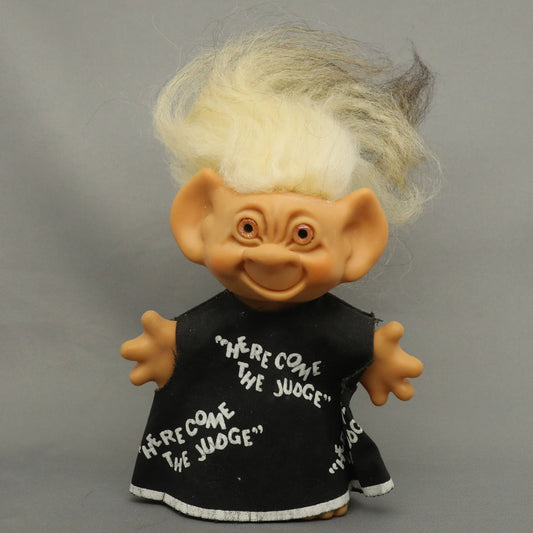 Uneeda Wishnik 1968 Laugh-In TV Show "Here Comes The Judge" 5" Troll Doll