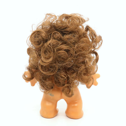 Uneeda Wishnik Sparkle Rhinestone Eyes Curly Hair Troll Doll
