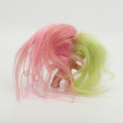 Uneeda 1965 3" Double-Nik Two-Headed Troll Doll - Green Pink
