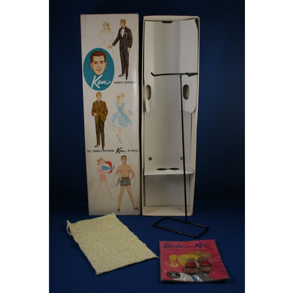 Mattel Ken Flocked Hair doll NMIB