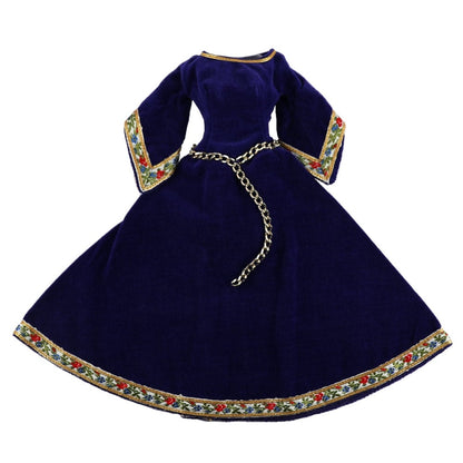 Mattel Barbie #873 Little Theater Guinevere Gown Dress with belt
