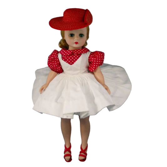 Madame Alexander Cissette in White Pinafore
